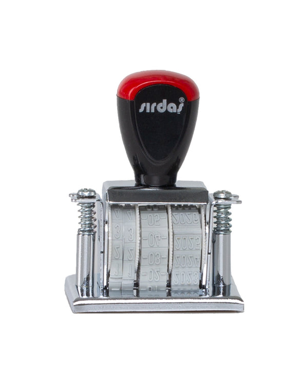 Sirdas Office 2810 Date Meter with Text Plate <br> 63x38 mm